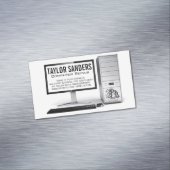 Carte De Visite Magnétique Réparation du technicien informatique (In Situ)