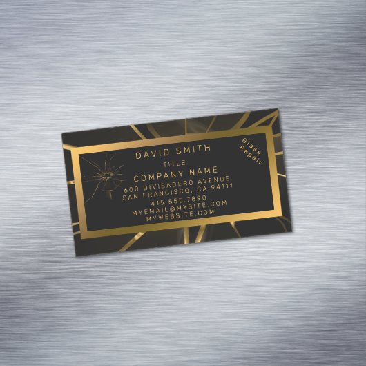 Carte De Visite Magnétique Réparation moderne de verre professionnel (In Situ)