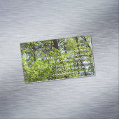 Carte De Visite Magnétique Ressource Feuille (In Situ)