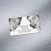 Carte De Visite Magnétique Rétro le dites (In Situ)