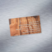 Carte De Visite Magnétique Roche striée de double arc Alcove II à Sion (In Situ)