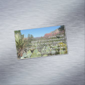 Carte De Visite Magnétique Rochers rouges et cactus I (In Situ)