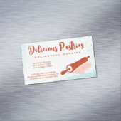 Carte De Visite Magnétique Rolling Pin Logo | Pastry (In Situ)