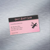 Carte De Visite Magnétique Rose de beauté (In Situ)