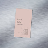 Carte De Visite Magnétique Rose Gold Modern Professional Exclusive (In Situ)