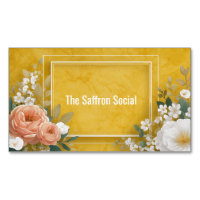 Roses Florales Aquarelle Jaune Souci