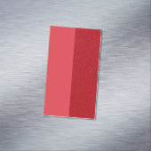 Carte de visite magnétique rouge à deux tons - Per (In Situ)