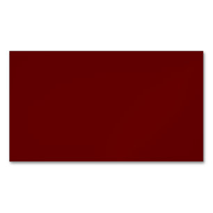 Carte De Visite Magnétique Rouge sanguin (couleur solide)