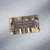 Carte De Visite Magnétique Rustique Handyman Carpenter Outils De Commerce (In Situ)