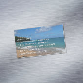 Carte De Visite Magnétique Saint Lucia Beach Paysage tropical (In Situ)