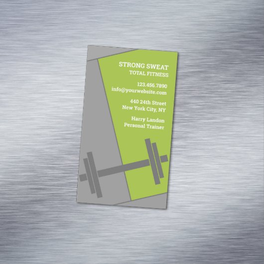 Carte De Visite Magnétique Salle De Fitness (In Situ)