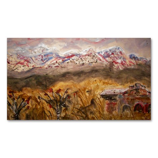 Carte De Visite Magnétique Santa Fe Nouveau Mexique (devant)