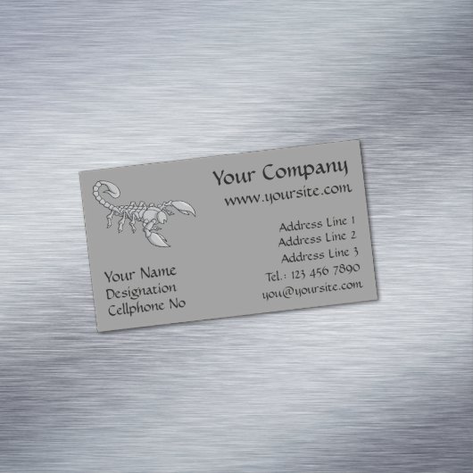 Carte De Visite Magnétique Scorpion icon (In Situ)