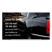 Carte De Visite Magnétique Service de luxe de voiture (devant)