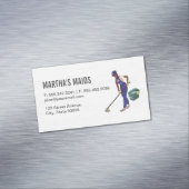 Carte De Visite Magnétique Service de ménage | Nettoyeurs (In Situ)