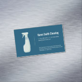 Carte De Visite Magnétique Service de ménage | Spray nettoyant (In Situ)