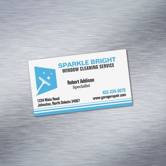 Carte De Visite Magnétique Service de nettoyage de fenêtres (In Situ)