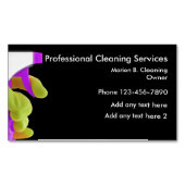 Carte De Visite Magnétique Service de nettoyage professionnel Conception magn (devant)