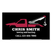 Carte De Visite Magnétique Service de remorquage (devant)