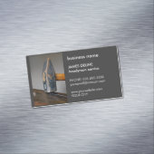 Carte De Visite Magnétique Service foncé simple de bricoleur de marteau (In Situ)