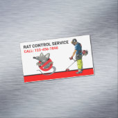 Carte De Visite Magnétique Service professionnel de lutte antiparasitaire pou (In Situ)