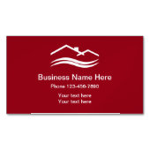 Carte De Visite Magnétique Services à domicile locaux simples (devant)