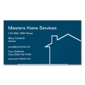 Carte De Visite Magnétique Services de Maison Modernes (devant)