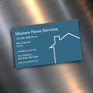 Carte De Visite Magnétique Services de Maison Modernes