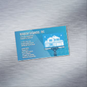 Carte De Visite Magnétique Services de nettoyage | Squeegee des nettoyeurs de (In Situ)