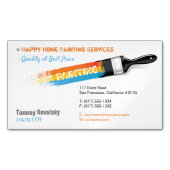 Carte De Visite Magnétique Services de peinture | Peintres (devant)