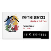 Carte De Visite Magnétique Services de peinture | Peintres (devant)