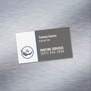 Carte De Visite Magnétique Services de peinture Peintres