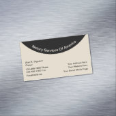 Carte De Visite Magnétique Services notaires modernes (In Situ)