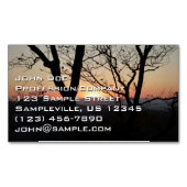 Carte De Visite Magnétique Shenandoah Sunset National Park Paysage (devant)