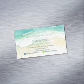 Carte De Visite Magnétique Shopping Merci Côtier (In Situ)