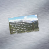 Carte De Visite Magnétique Sierra Nevada Mountains II de Yosemite (In Situ)