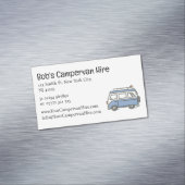 Carte De Visite Magnétique Simple Cute Campervan Hire Business Card (In Situ)