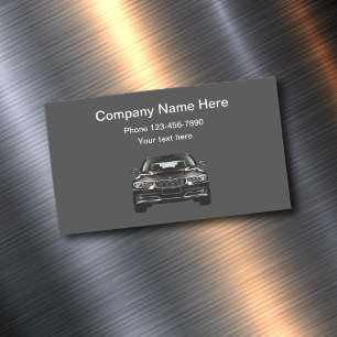Carte De Visite Magnétique Simple Luxury Automotive