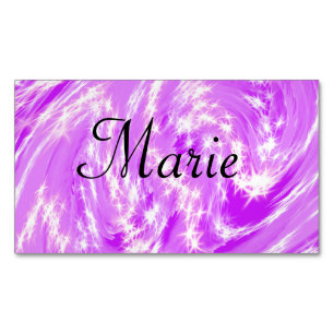 Carte De Visite Magnétique simple minimal light pastel pink add your name th