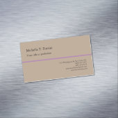 Carte De Visite Magnétique Simple minimaliste simple moderne (In Situ)