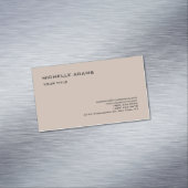 Carte De Visite Magnétique Simple Professionnel Moderne (In Situ)