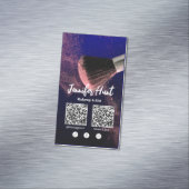 Carte De Visite Magnétique Social Media Influencer Style tendance QRcode (In Situ)