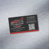 Carte De Visite Magnétique Société de construction d'équipement lourd profess (In Situ)