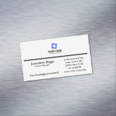 Carte De Visite Magnétique Société informatique logicielle Conception moderne (In Situ)