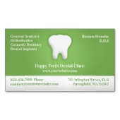 Carte De Visite Magnétique Soins dentaires (devant)