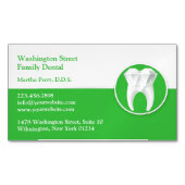 Carte De Visite Magnétique Soins dentaires (devant)