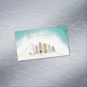 Carte De Visite Magnétique Soleil et sable de plage (In Situ)