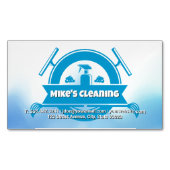 Carte De Visite Magnétique Spray Bottle | Squeegee (devant)