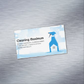 Carte De Visite Magnétique Spray Cleaning Bottle | Home Cleaner Services (In Situ)