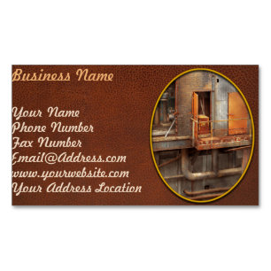 Carte De Visite Magnétique Steampunk - Plomberie - Dilemme des plombiers